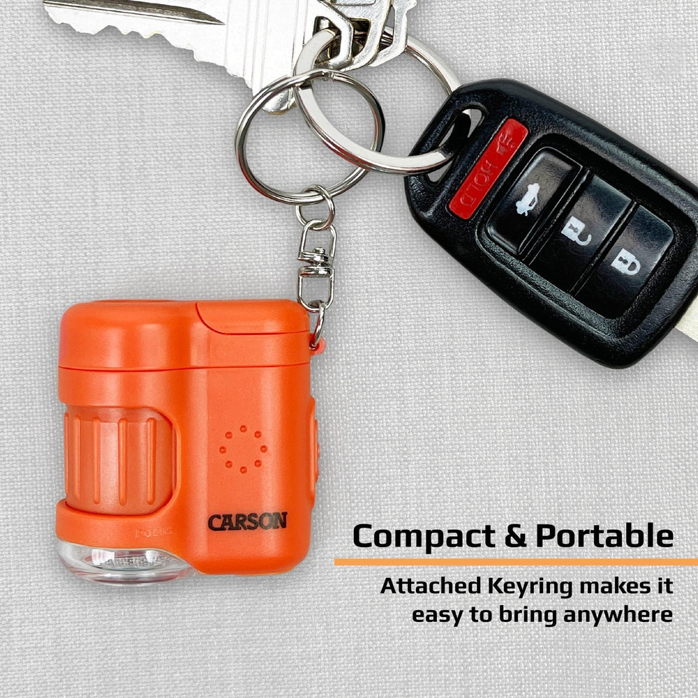 Carson MicroMini orange color option stands out in a kit.