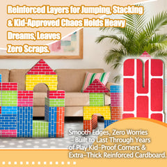 Cartboatoy colorful blocks inspire imaginative constructions and storytelling