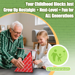 Suitable for toddlers and older kids to explore spatial ideas.