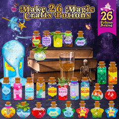 Cartell Fairy Magic Potions Kit unicorn horns and sequins add sparkle
