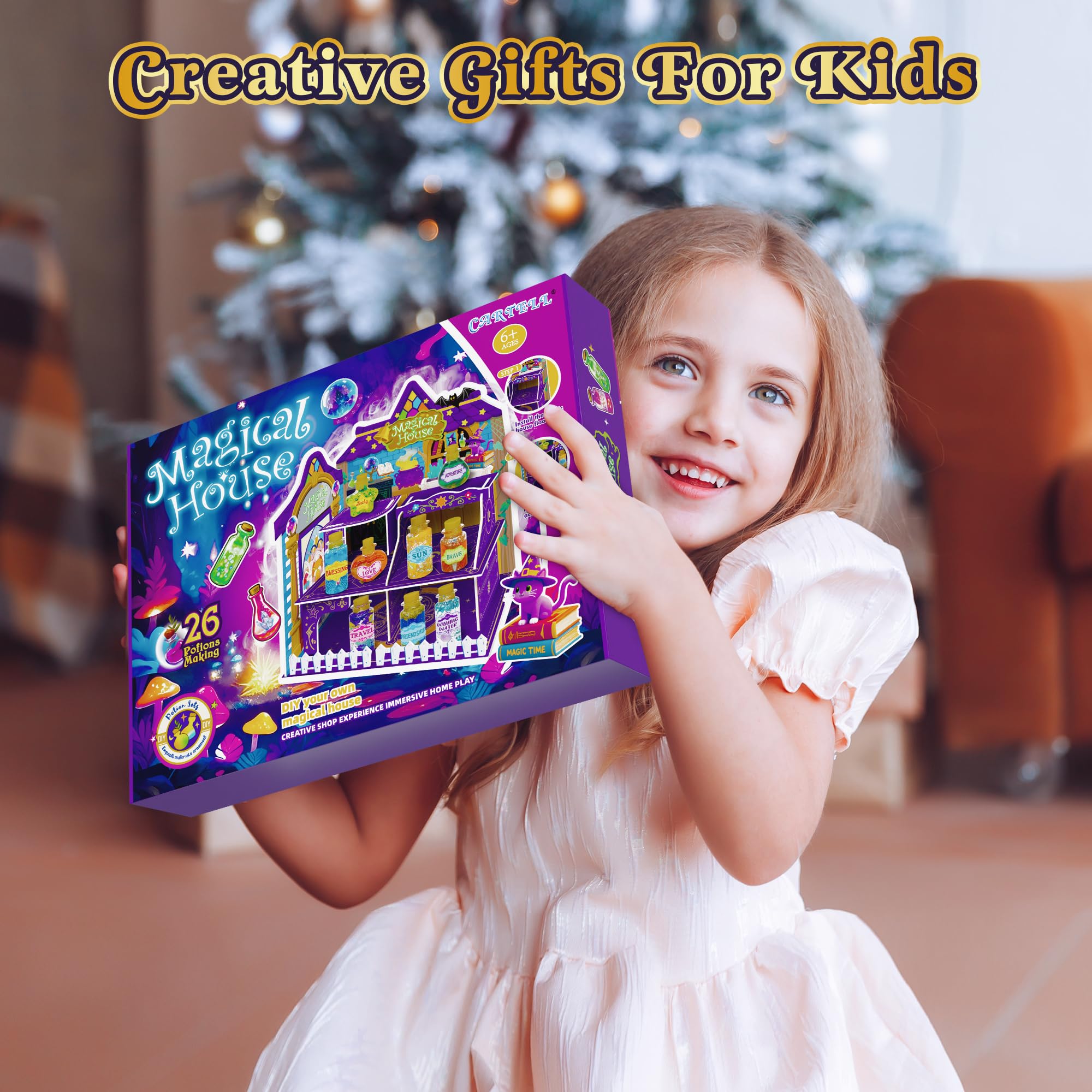 Cartell Lucky Necklace Craft uses button thread for a keepsake of joyful magic moments.