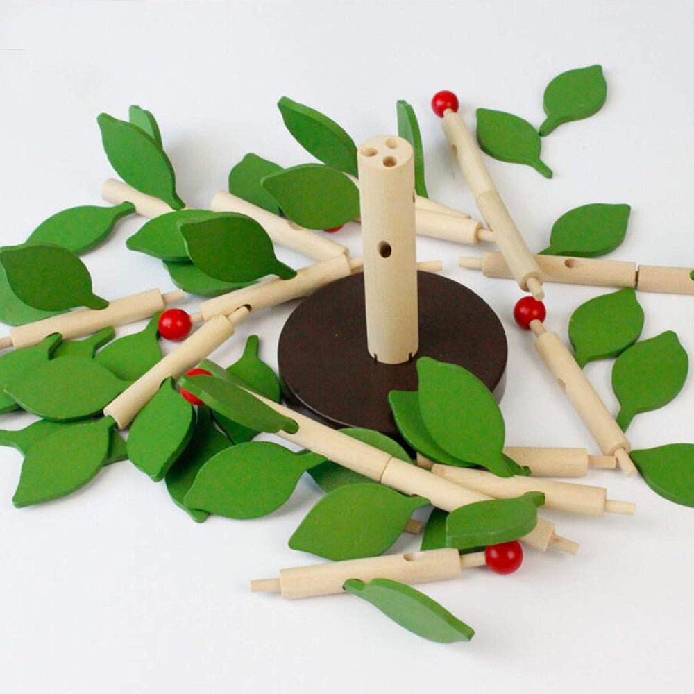 Carykon assembly tree pieces allow kids to build diverse shapes and patterns