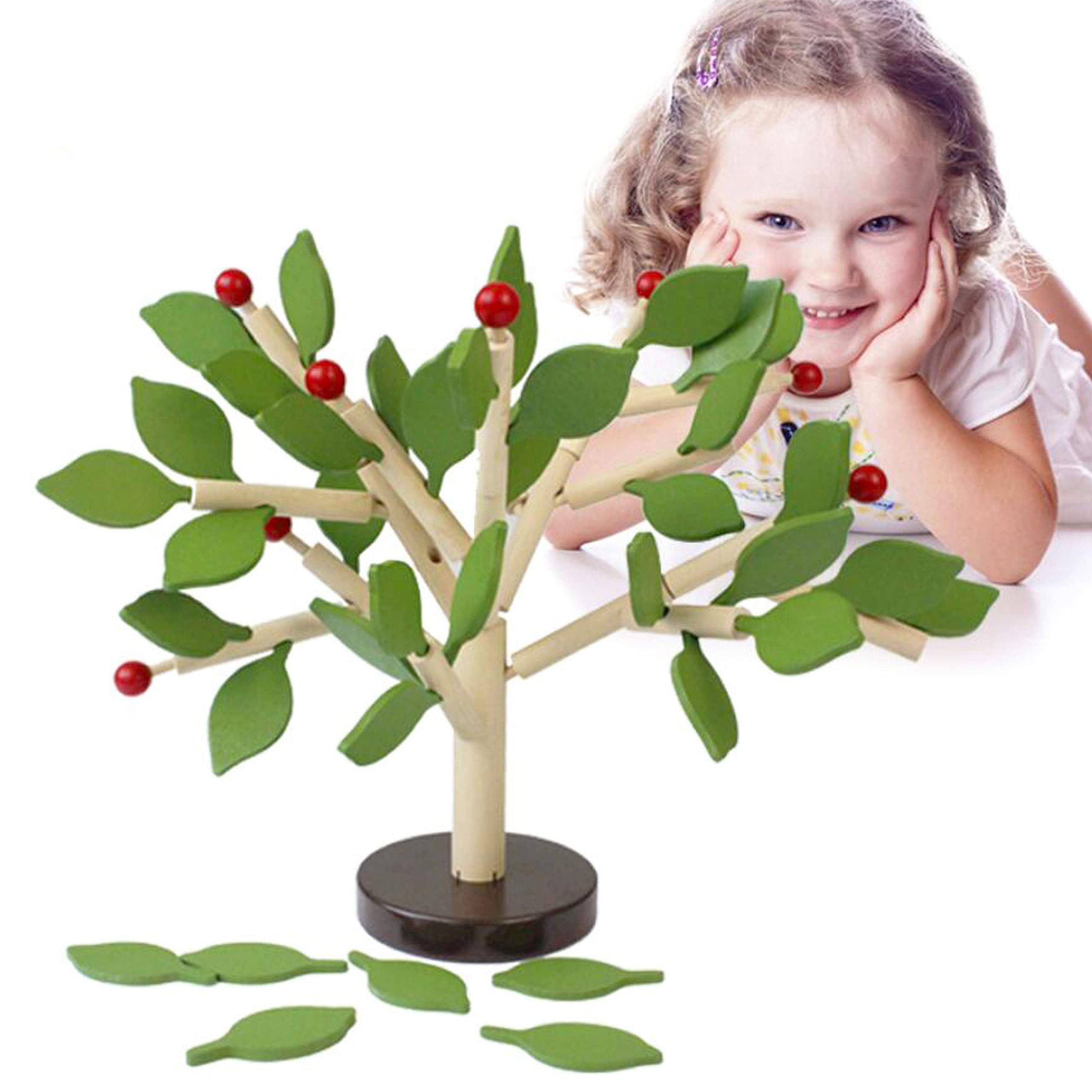 Carykon tree blocks in green wood for safe, creative play and exploration