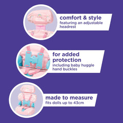 Casdon Baby Huggles side view shows compact, kid-friendly design for easy handling