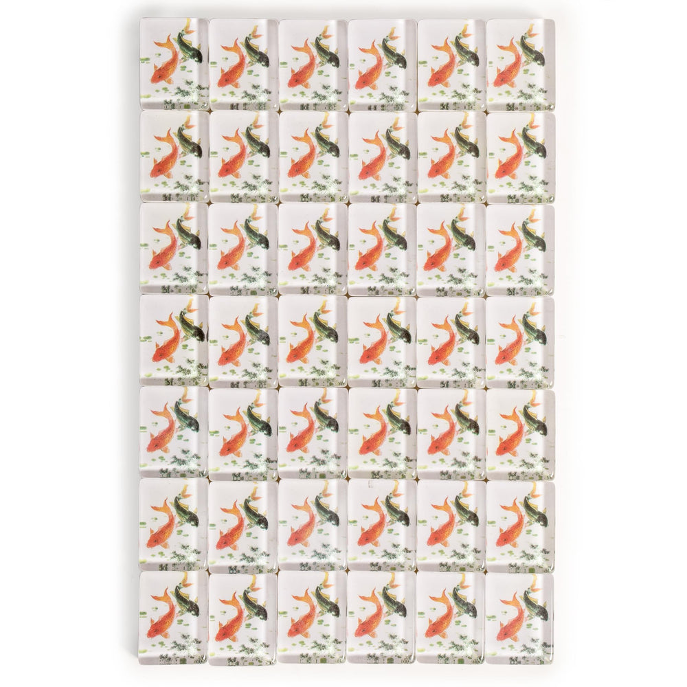 Yellow Mountain Imports case and pouches secure tiles and racks for travel.
