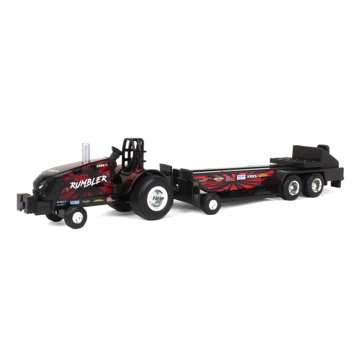 Case IH Magnum Red Rumbler tractor side view highlighting durable die-cast build for play