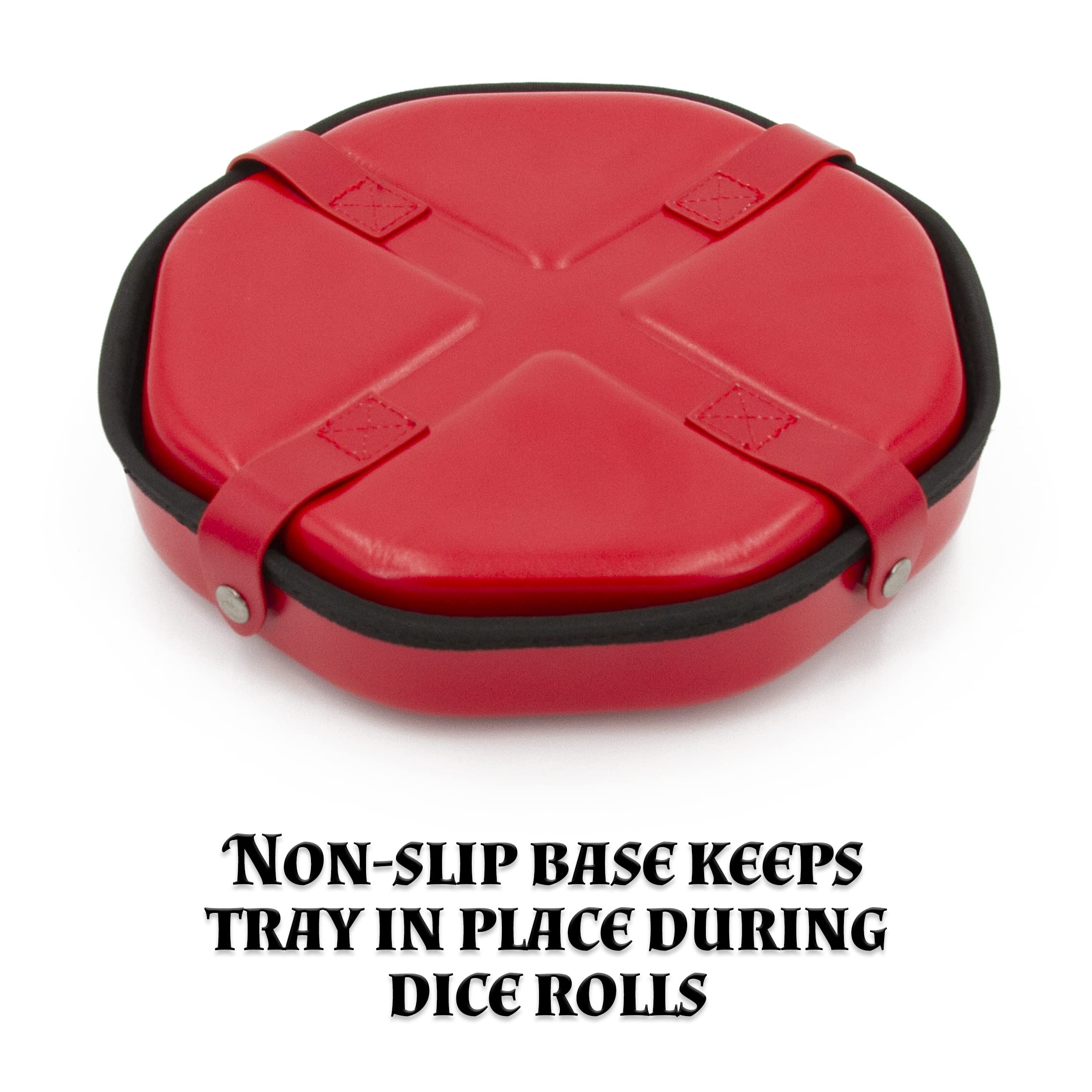 CASEMATIX dice tray embossed skull design adds rugged style to gameplay.