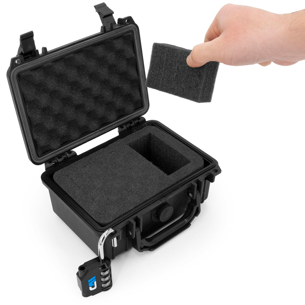 CASEMATIX combination padlock adds security when storing valuable slabs