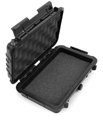 Casematix portable box fits in backpack for travel
