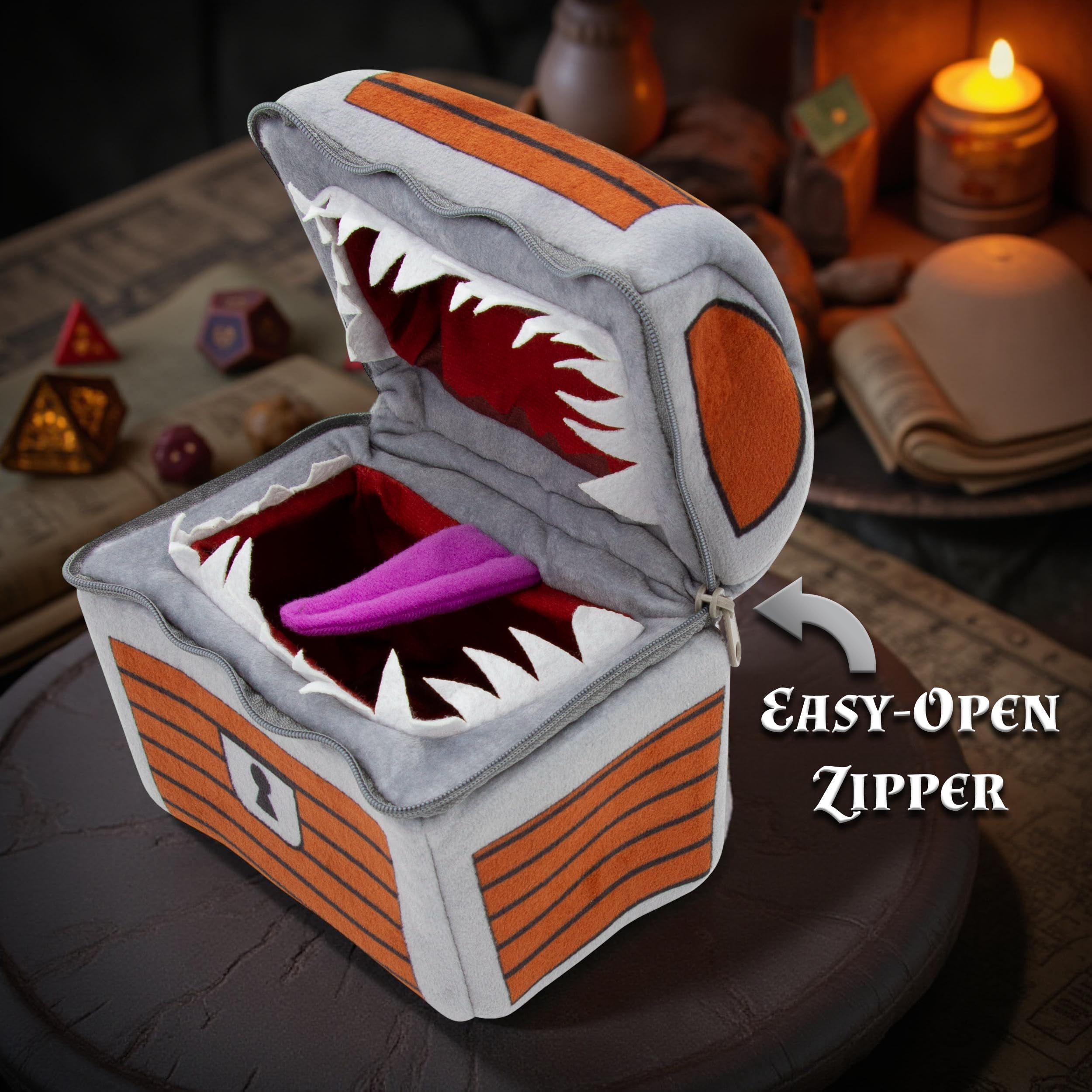 CASEMATIX Mimic Dice Chest compact 6.5-inch size for travel