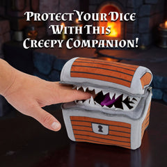 CASEMATIX Mimic Dice Chest interior plush protection for dice