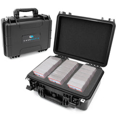 Casematix waterproof graded card case front view protects 100 slabs