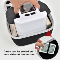 Casmilee Card Shuffler Case hard-shell structure provides drop protection.