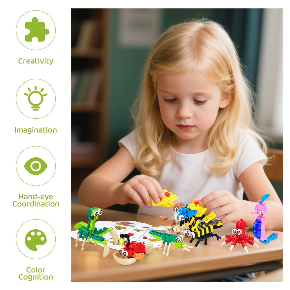 CASRRA dinosaurs set offers collectible building fun for kids.