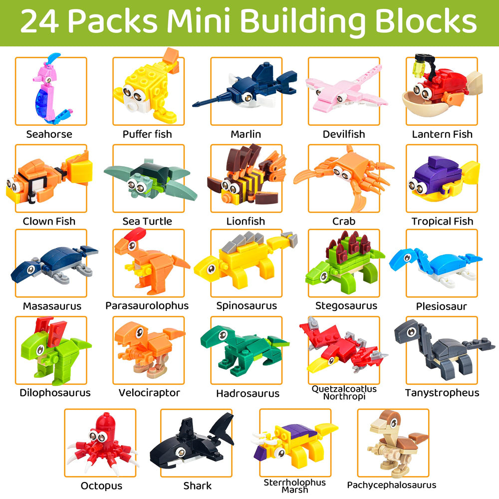 CASRRA dino miniblocks dinosaur-design-02 sparks storytelling and sequence-building