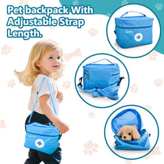 CASRRA portable dog backpack invites kids to move and explore together.