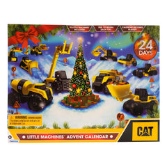 CAT toys with boulders signs barrel fence and cone for realistic builds