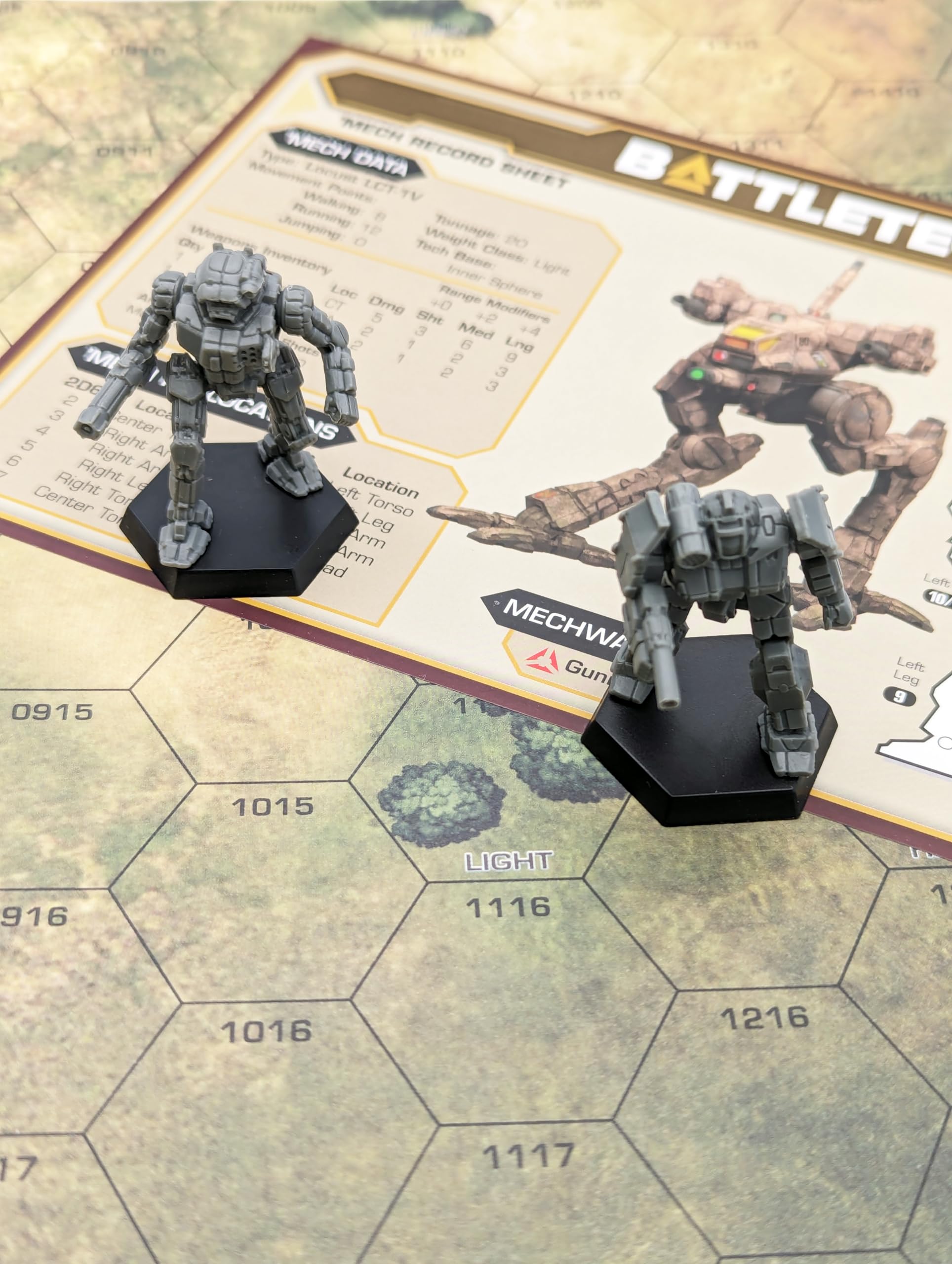 Catalyst BattleTech Beginner Box mapsheet aids tactical planning and learning