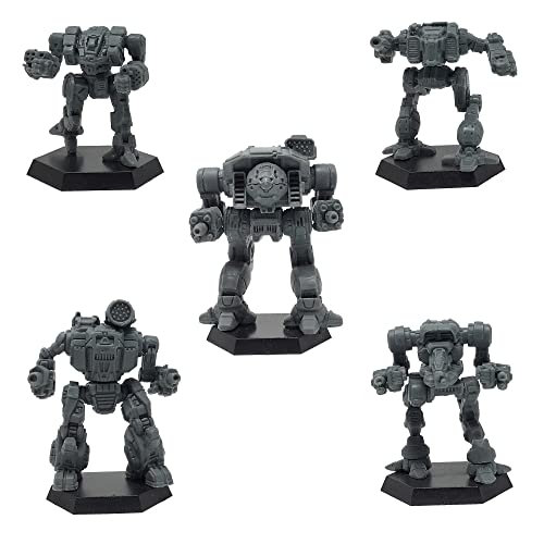 Catalyst Battletech Clan Command Star Mist Lynx miniature with fine surface detail.