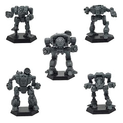 Catalyst Battletech Clan Command Star Mist Lynx miniature with fine surface detail.