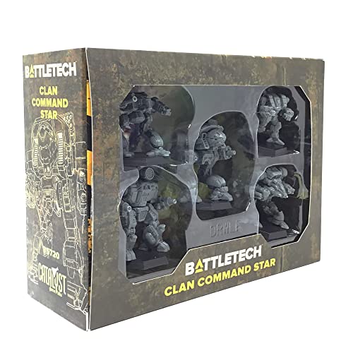 Catalyst Battletech Clan Command Star Summonder miniature displayed for strategic play.