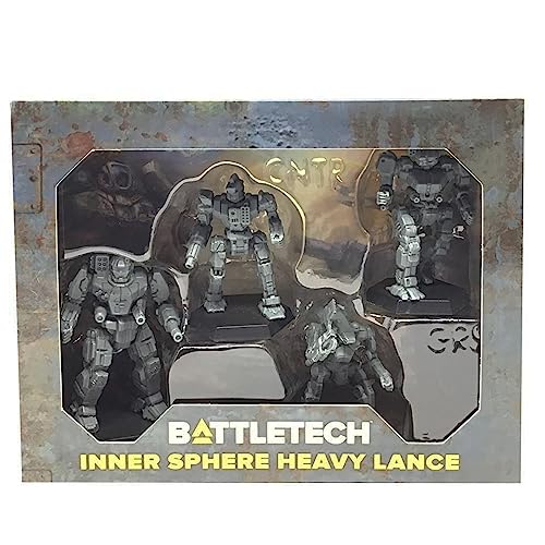 Catalyst BattleTech Grasshopper miniature in charging stance for maneuvers