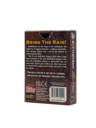 Catalyst Game Labs Battlefield Support Deck Revised artillery card demonstrates potent support options for campaigns
