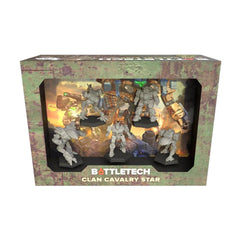 Catalyst Game Labs BattleTech Clan Cavalry Star miniatures for tabletop battles and customization
