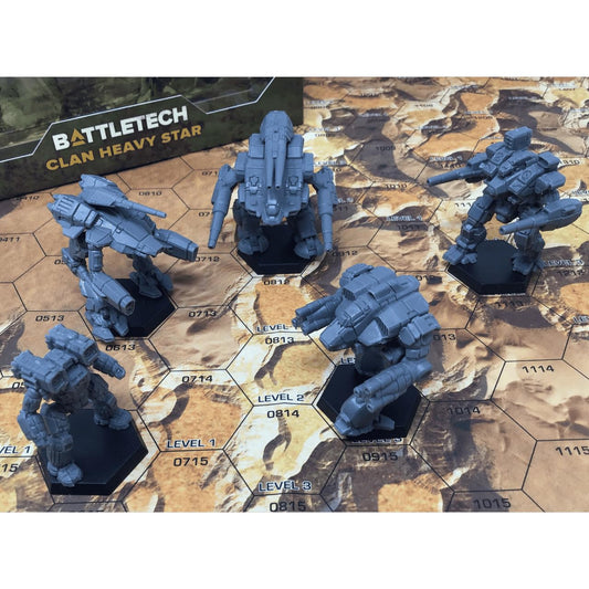 Catalyst Game Labs Battletech Mini Force Pack Warhammer IIC miniature for armored fleet engagements.