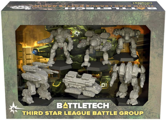 Catalyst Game Labs BattleTech ForcePack showcasing iconic Succession War mechs for versatile tabletop battles