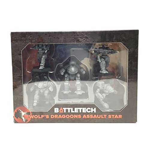 Catalyst Game Labs Wolfs Dragoons Timber Wolf model ideal for dramatic frontline displays.