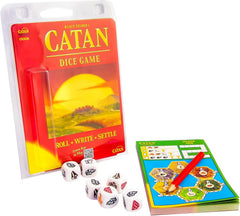 CATAN Dice Game scoring map highlighted for clear score tracking.