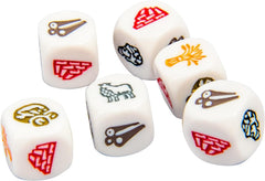 CATAN Dice Game travel case makes on-the-go games simpler.