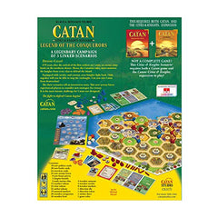 CATAN Legend of the Conquerors battle map shows strategic choices for three to four players
