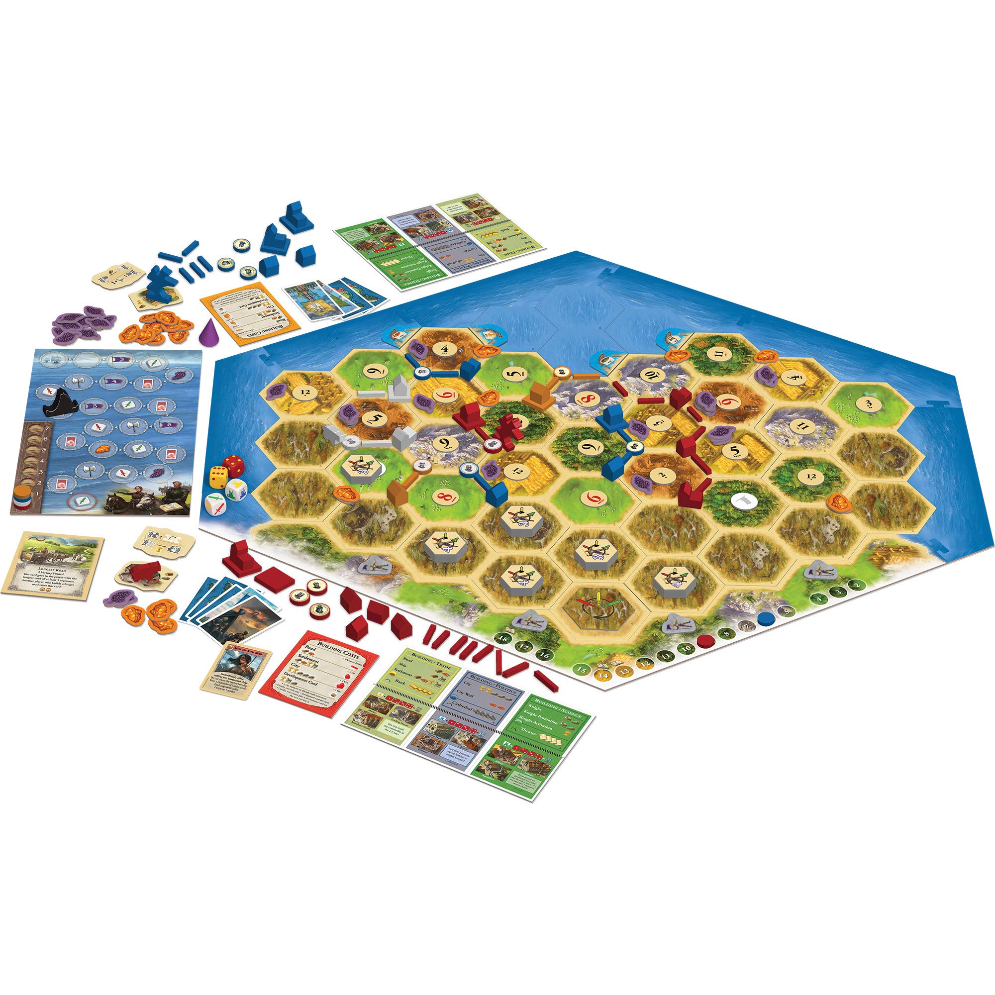 CATAN Legend of the Conquerors campaign panel signals chapter-based progression