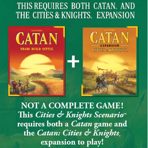 CATAN Legend of the Conquerors knights assembly image for campaign setup