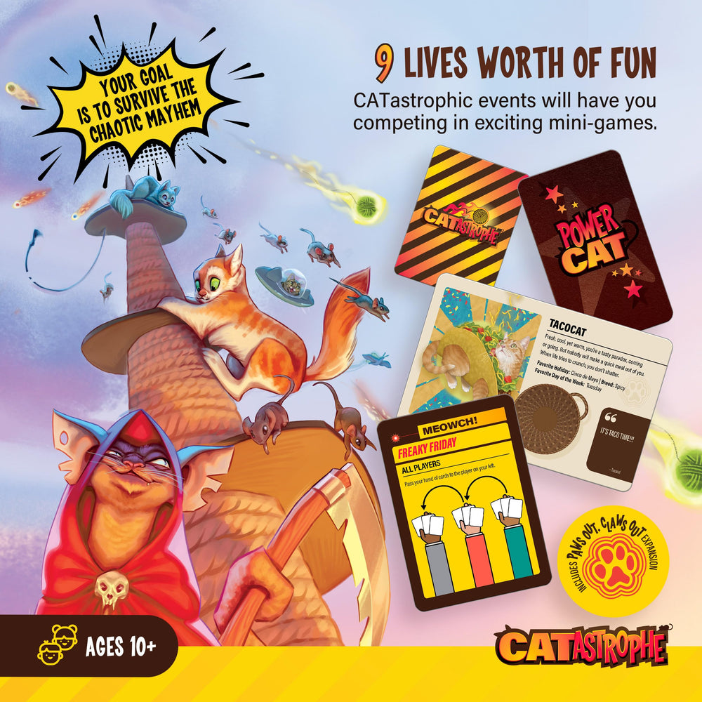 CATastrophe gift-ready packaging appeals to friends and family shoppers.