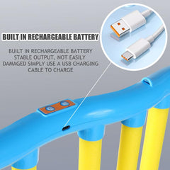 Catching Sticks Game Blue compact design fits on small tables or desks.