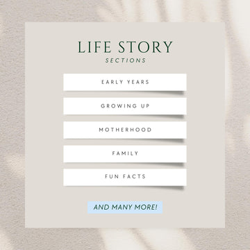 CatchYourDreams Mom's Story Journal linen cover for timeless everyday use