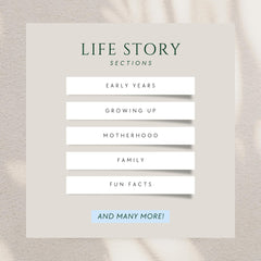 CatchYourDreams Mom's Story Journal linen cover for timeless everyday use