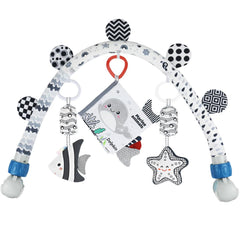Caterbee Ocean Arch Extendable: versatile play arc for strollers and cribs keeps baby entertained on the go.
