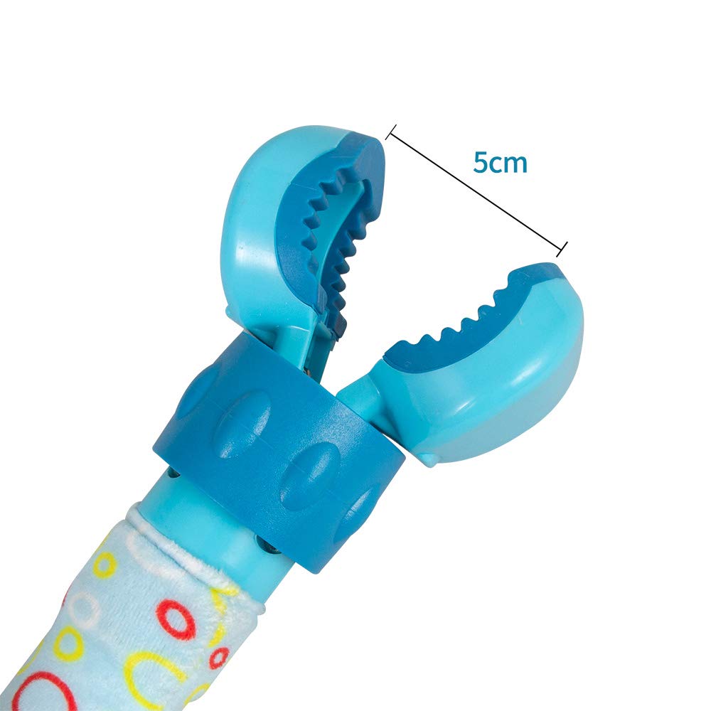 Caterbee pram activity bar keeps baby engaged indoors and outdoors.