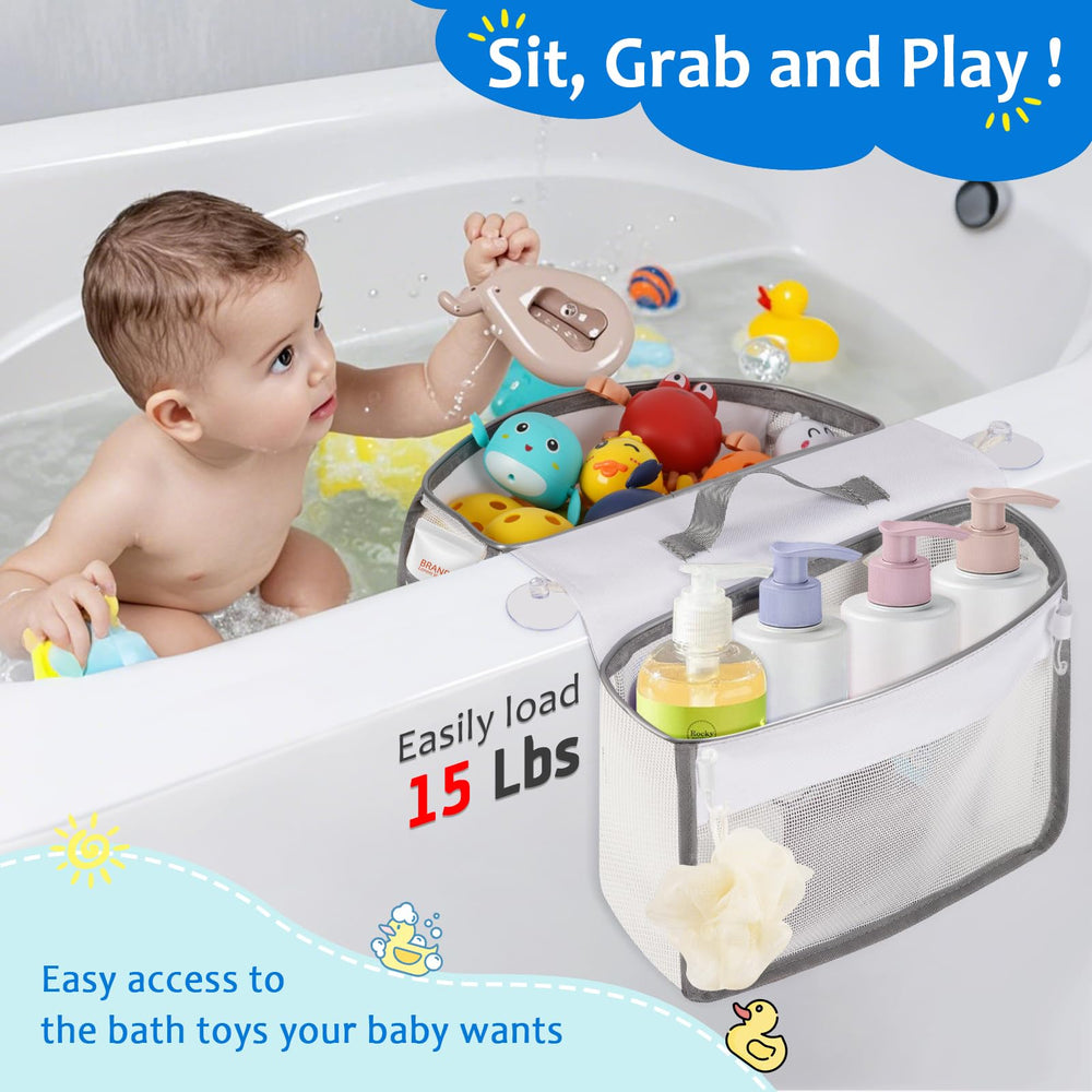 Cathyeen breathable quick-drying mesh keeps bath toys dry after use.