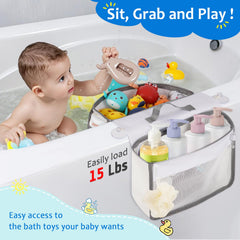 Cathyeen breathable quick-drying mesh keeps bath toys dry after use.