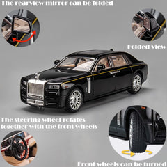 Catovie Rolls-Royce Phantom 1/24 sound-and-light mode adds interactive realism.