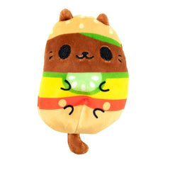 Cats vs Pickles pickle plushies in soft, bean-filled bodies for comforting hugs.