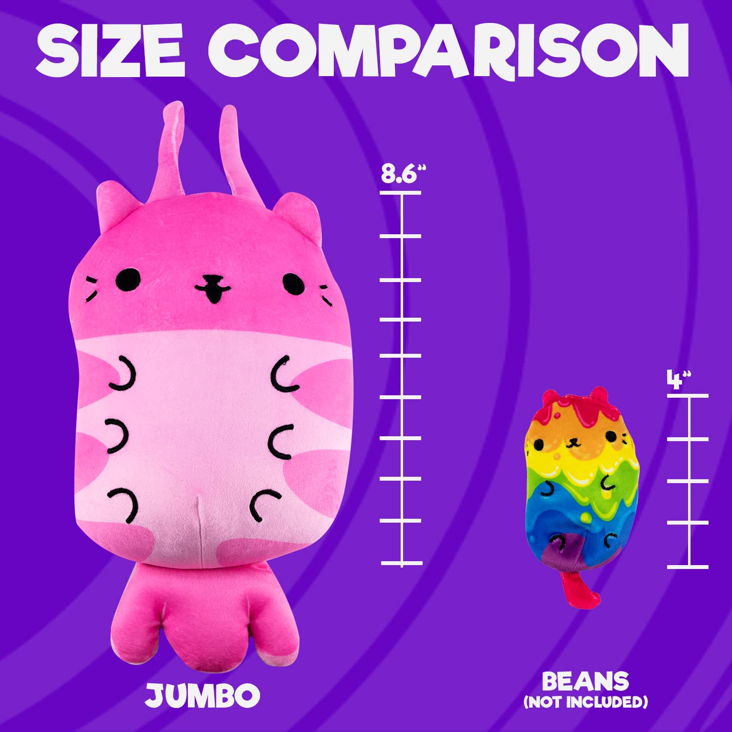 Cats vs Pickles Gumbo soft squishy toy perfect for kids' sensory exploration.