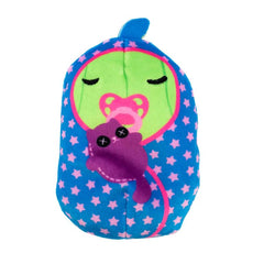 Cats vs Pickles crinkle fidget blanket adds soothing sensory appeal.