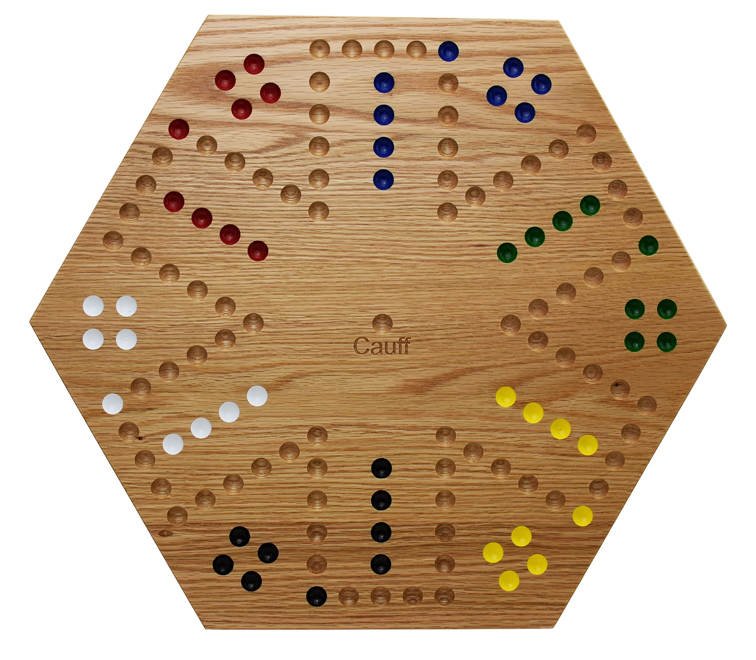 Cauff double-sided 4-6 player layout ideal for gatherings.