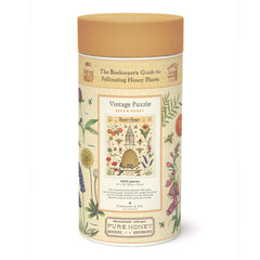 CAVANILLI & CO. Bees & Honey puzzle completed size shows a 20-by-28 inch display option.